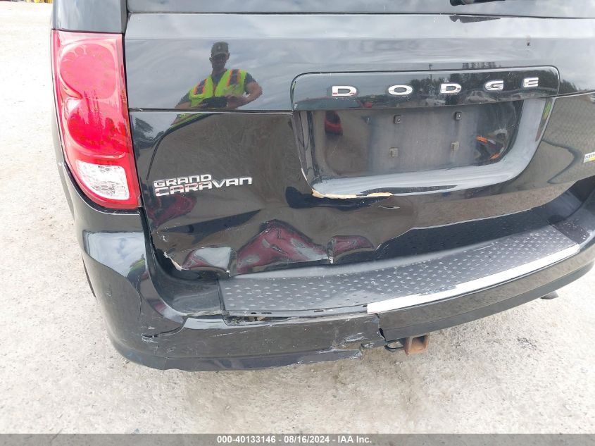 2012 Dodge Grand Caravan Se VIN: 2C4RDGBG9CR407453 Lot: 40133146