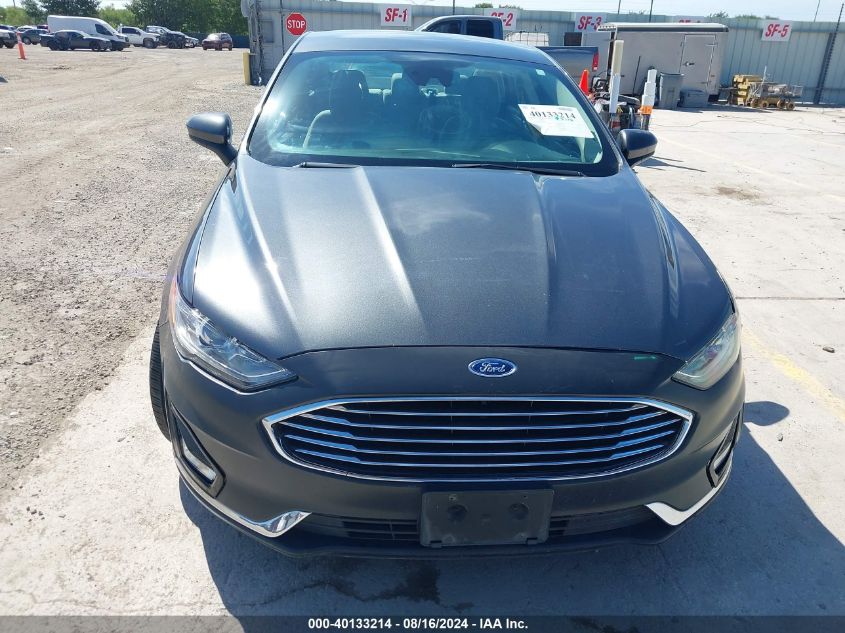 2019 Ford Fusion S VIN: 3FA6P0G78KR283037 Lot: 40133214