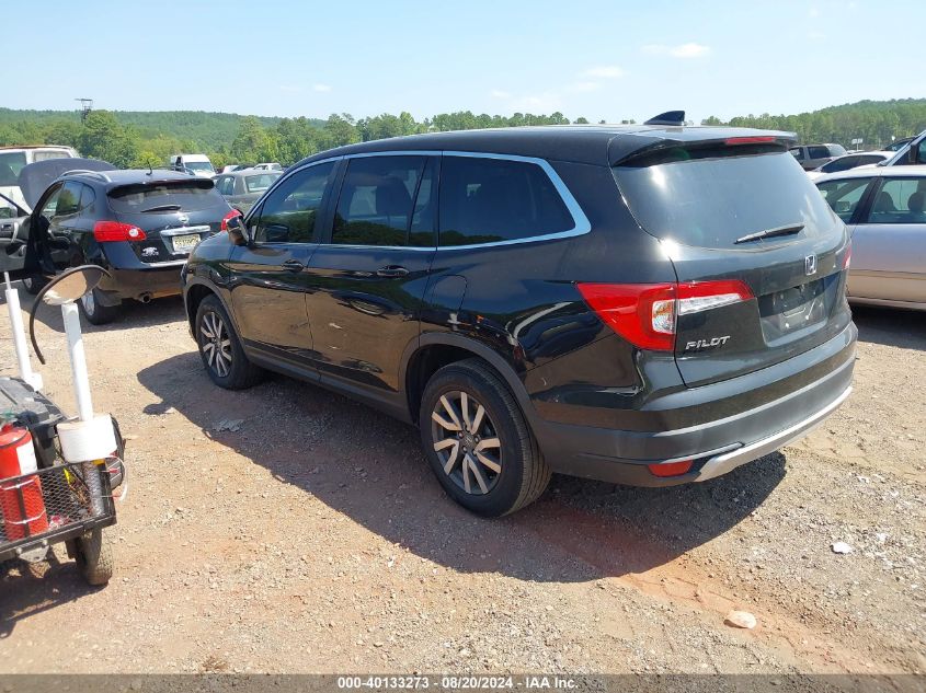 2021 Honda Pilot Exl VIN: 5FNYF5H51MB021803 Lot: 40133273