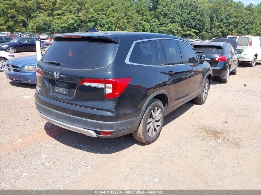 2021 Honda Pilot Exl VIN: 5FNYF5H51MB021803 Lot: 40133273