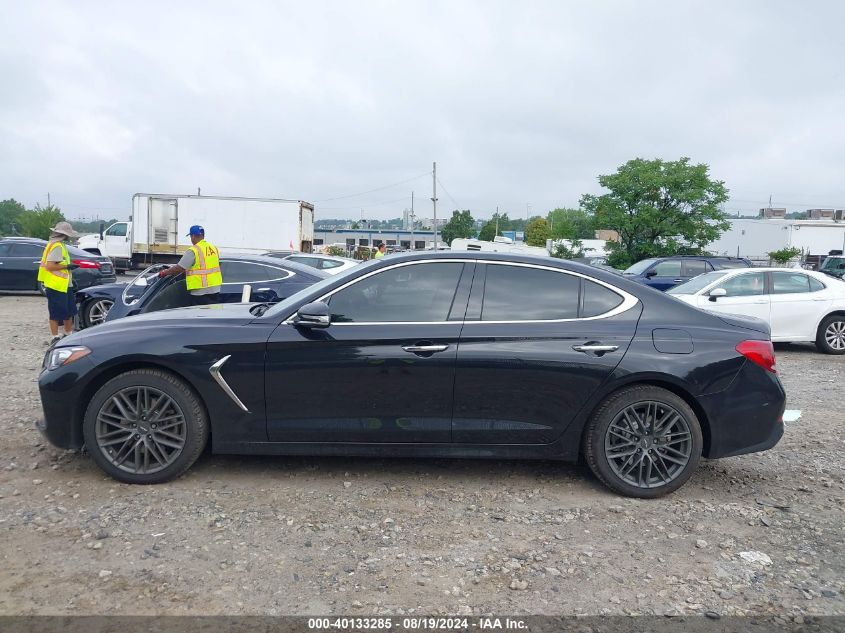 2019 Genesis G70 2.0T Advanced VIN: KMTG64LA8KU036587 Lot: 40133285