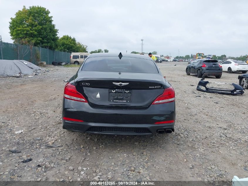 2019 Genesis G70 2.0T Advanced VIN: KMTG64LA8KU036587 Lot: 40133285