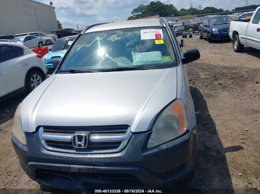 2002 Honda Cr-V Lx VIN: JHLRD78502C065942 Lot: 40133326