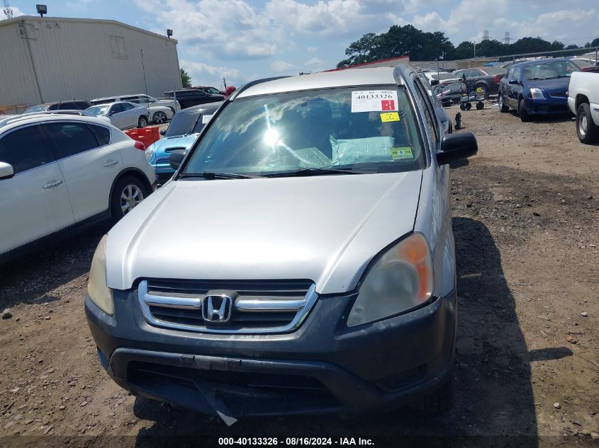 2002 Honda Cr-V Lx VIN: JHLRD78502C065942 Lot: 40133326