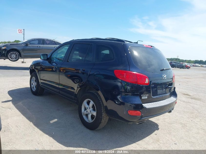 2007 Hyundai Santa Fe Gls VIN: 5NMSG13D17H123020 Lot: 40133336