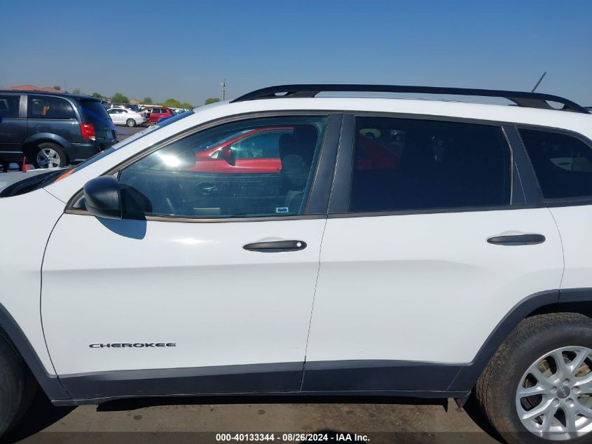 2017 Jeep Cherokee Sport Fwd VIN: 1C4PJLAB1HW663437 Lot: 40133344