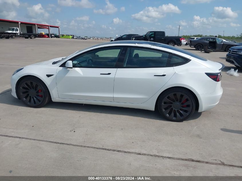 2021 Tesla Model 3 Performance Dual Motor All-Wheel Drive VIN: 5YJ3E1ECXMF005740 Lot: 40133376