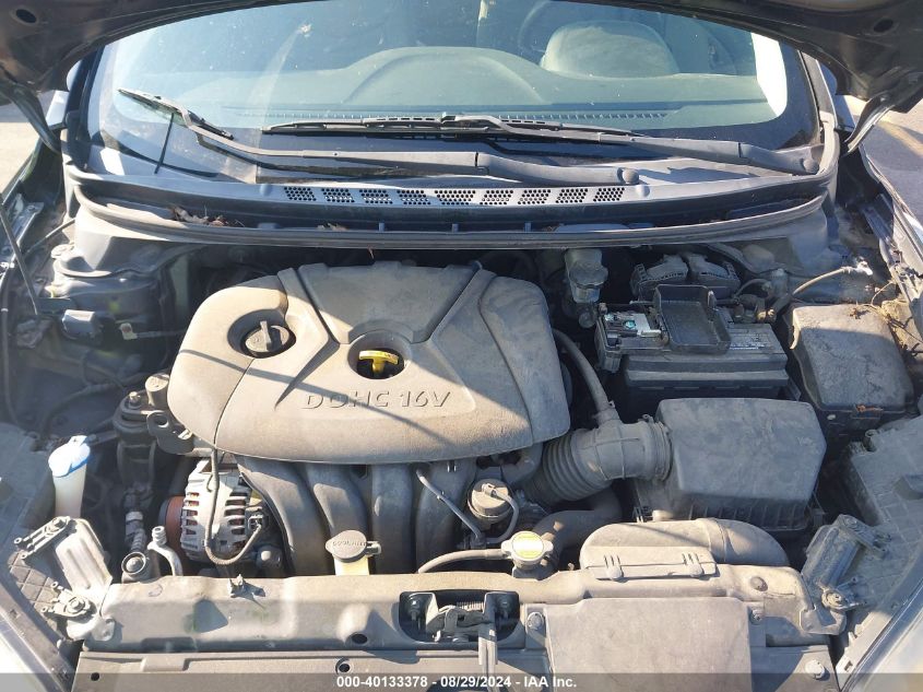 5NPDH4AE6CH126334 2012 Hyundai Elantra Gls