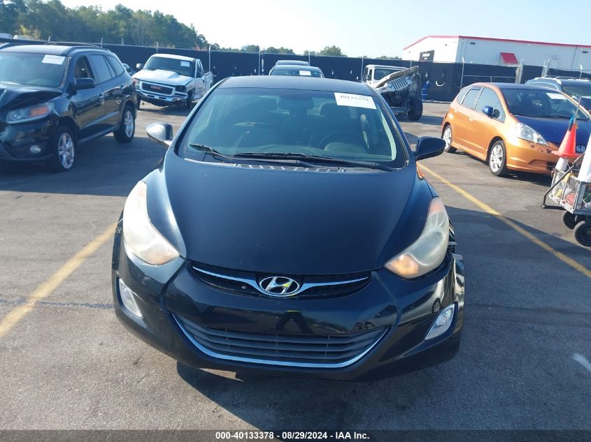 2012 Hyundai Elantra Gls VIN: 5NPDH4AE6CH126334 Lot: 40133378