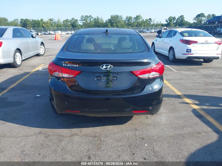 2012 Hyundai Elantra Gls VIN: 5NPDH4AE6CH126334 Lot: 40133378