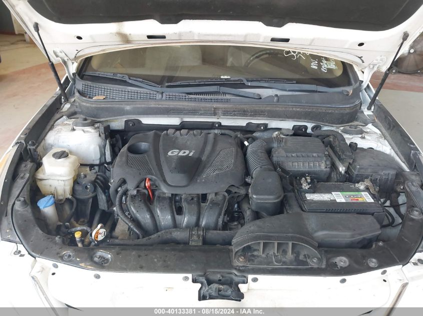 2013 Hyundai Sonata Gls VIN: 5NPEB4AC1DH778347 Lot: 40133381