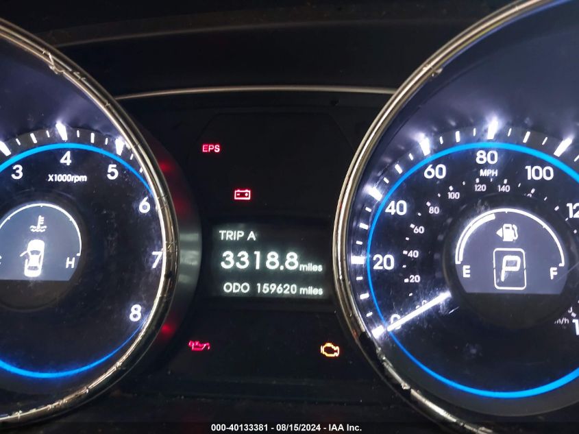 2013 Hyundai Sonata Gls VIN: 5NPEB4AC1DH778347 Lot: 40133381