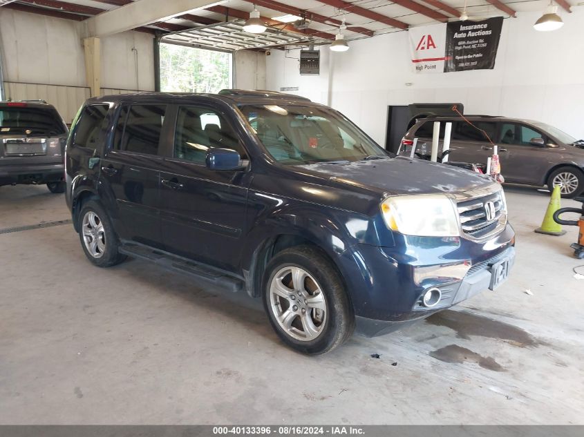 2012 Honda Pilot Ex-L VIN: 5FNYF3H5XCB037453 Lot: 40133396