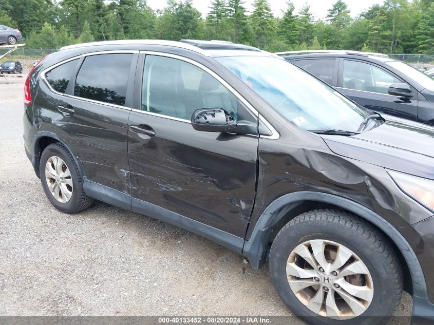 2013 Honda Cr-V Ex-L VIN: 5J6RM4H71DL072733 Lot: 40133452