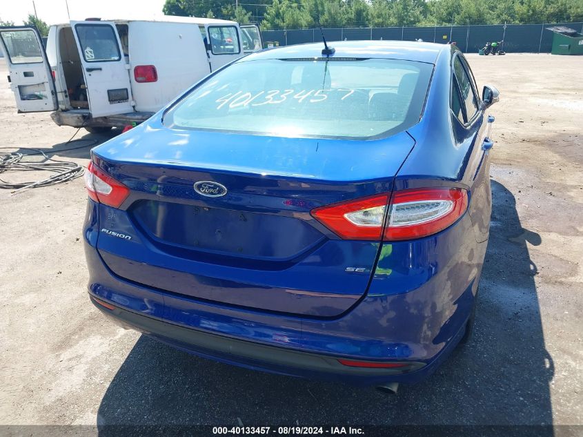 2015 Ford Fusion Se VIN: 3FA6P0H79FR275629 Lot: 40133457