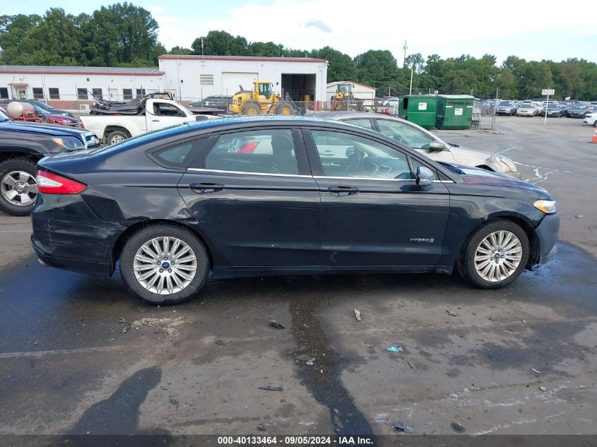 2013 Ford Fusion Hybrid Se VIN: 3FA6P0LU7DR365601 Lot: 40133464