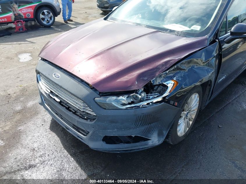 2013 Ford Fusion Hybrid Se VIN: 3FA6P0LU7DR365601 Lot: 40133464