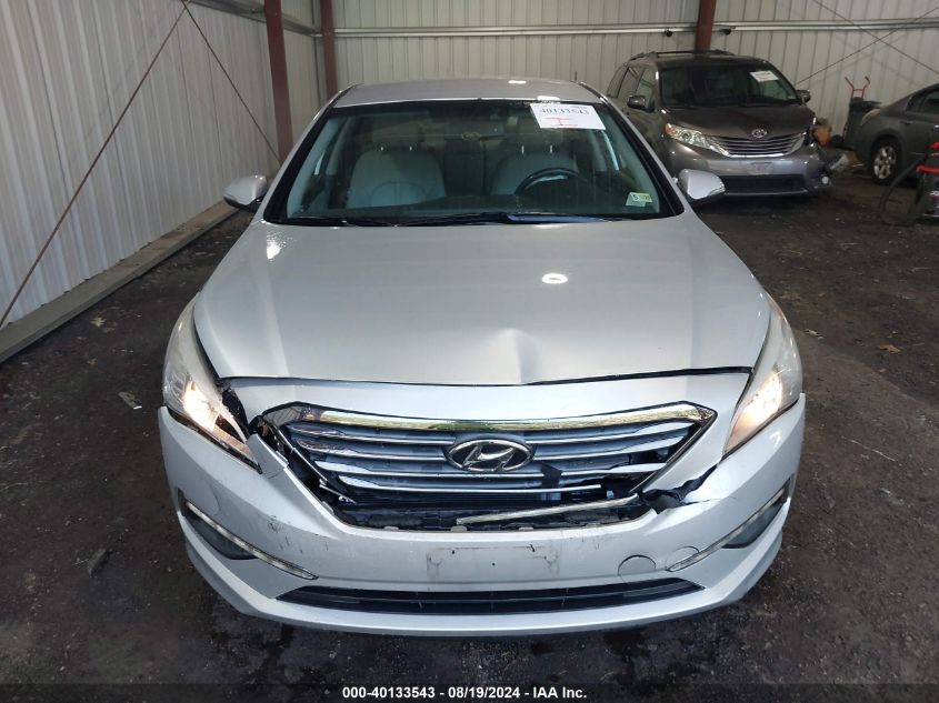 2015 Hyundai Sonata Eco VIN: 5NPE24AA2FH129321 Lot: 40133543