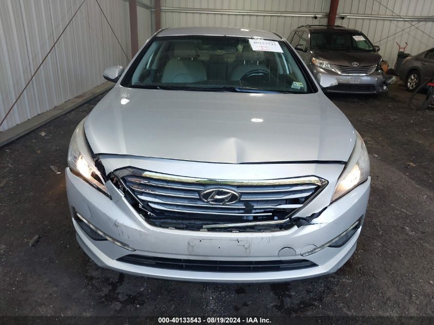 2015 Hyundai Sonata Eco VIN: 5NPE24AA2FH129321 Lot: 40133543