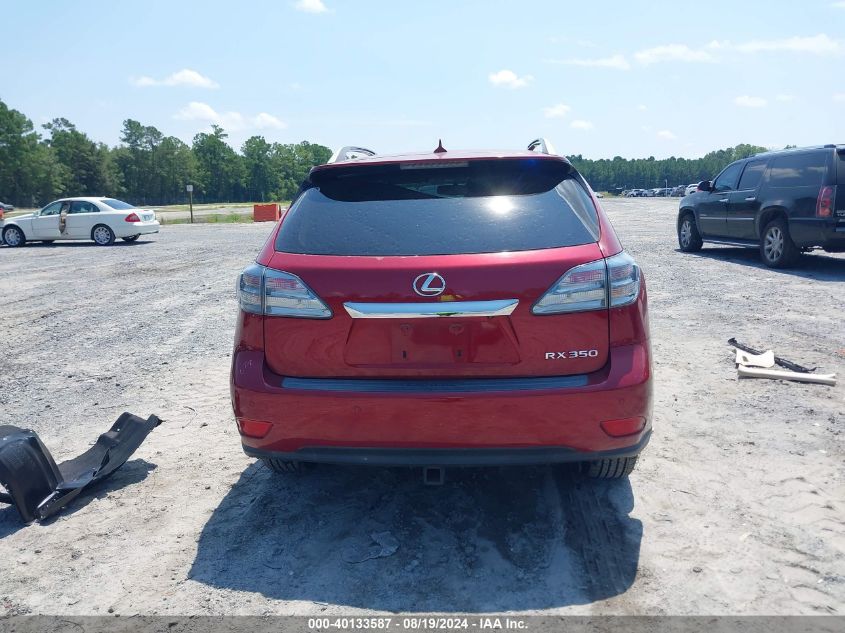 2012 Lexus Rx 350 VIN: 2T2ZK1BA0CC070973 Lot: 40133587