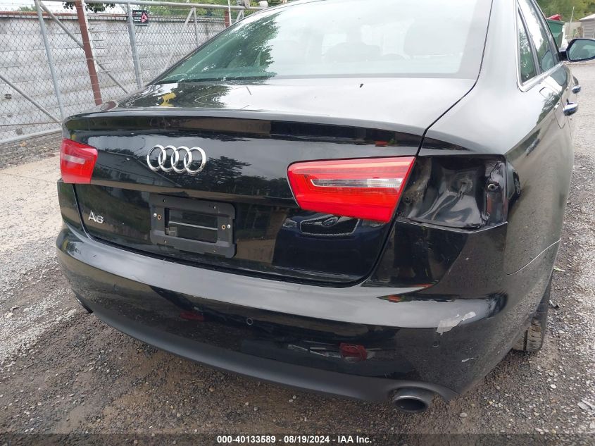 2013 Audi A6 2.0T Premium VIN: WAUGFAFC0DN108581 Lot: 40133589