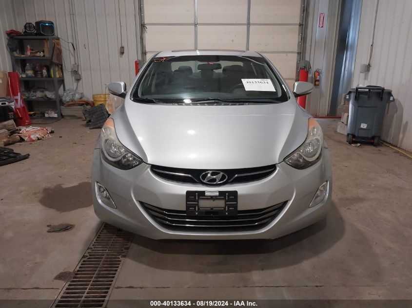 2012 Hyundai Elantra Limited VIN: 5NPDH4AE8CH100012 Lot: 40133634