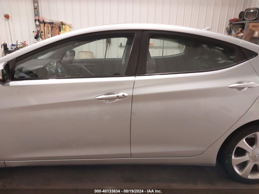 2012 Hyundai Elantra Limited VIN: 5NPDH4AE8CH100012 Lot: 40133634