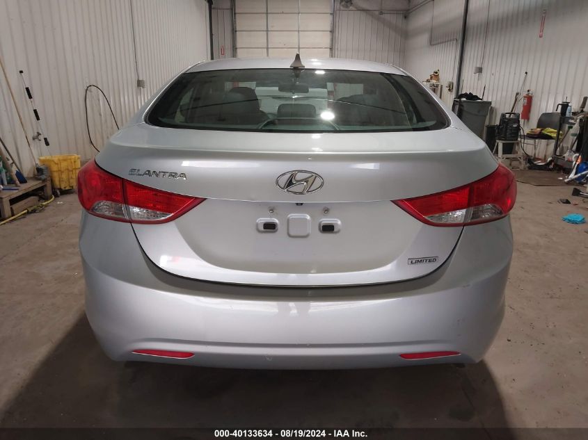 2012 Hyundai Elantra Limited VIN: 5NPDH4AE8CH100012 Lot: 40133634