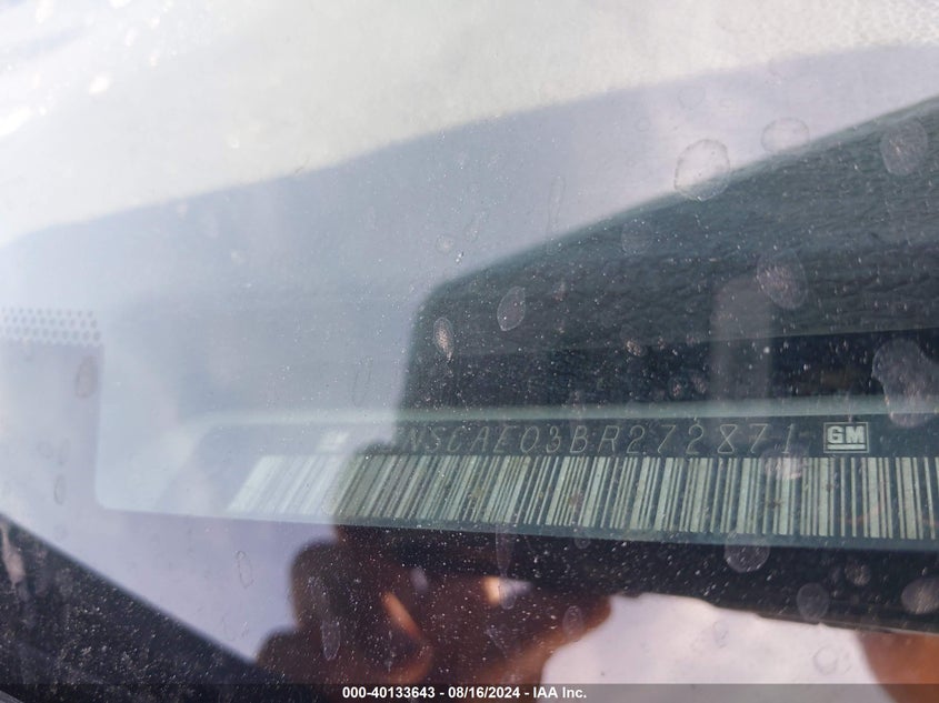 2011 Chevrolet Tahoe Ls VIN: 1GNSCAE03BR272871 Lot: 40133643
