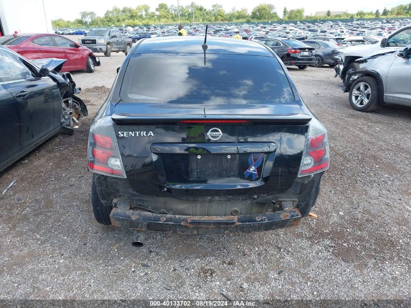 2010 Nissan Sentra 2.0Sr VIN: 3N1AB6AP5AL708376 Lot: 40133702