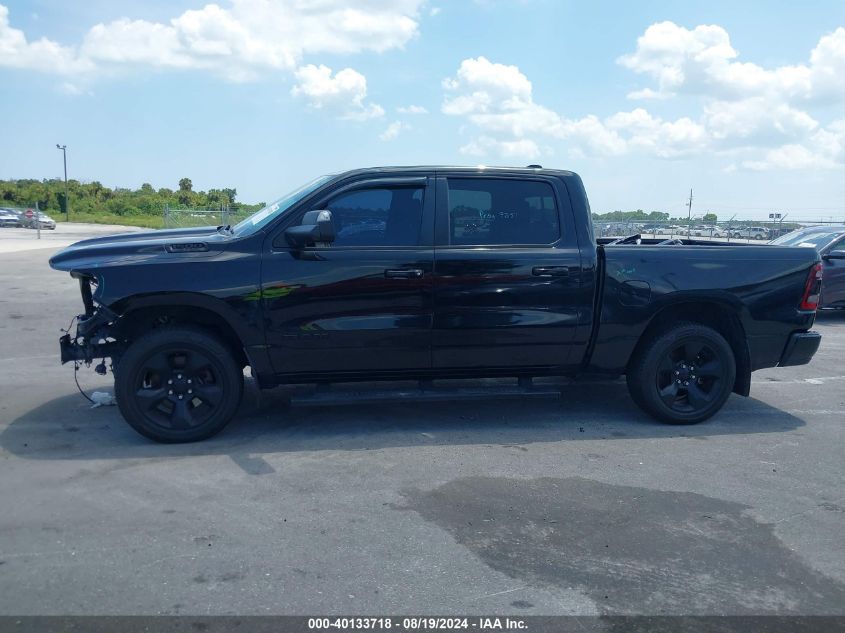 2019 Ram 1500 Big Horn/Lone Star 4X4 5'7 Box VIN: 1C6SRFFT1KN540442 Lot: 40133718