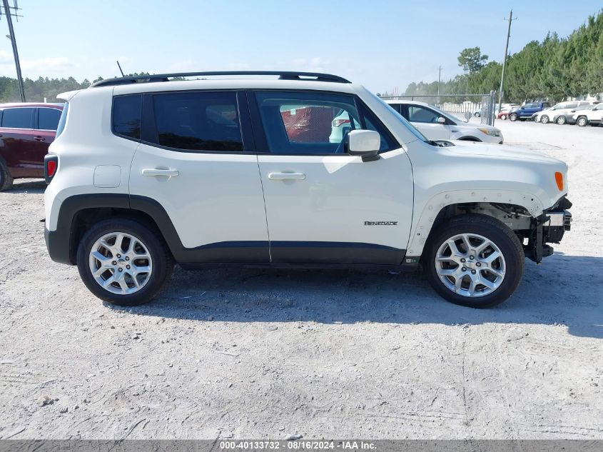 2018 Jeep Renegade Latitude Fwd VIN: ZACCJABB0JPH34177 Lot: 40133732