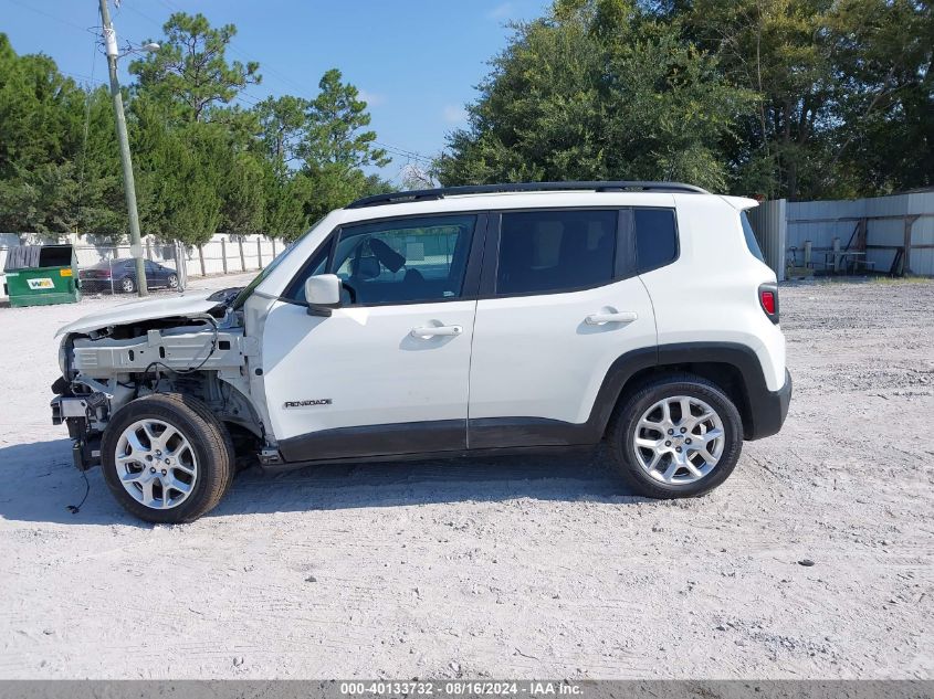 2018 Jeep Renegade Latitude Fwd VIN: ZACCJABB0JPH34177 Lot: 40133732