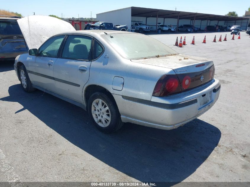 2001 Chevrolet Impala VIN: 2G1WF52E619117452 Lot: 40133739