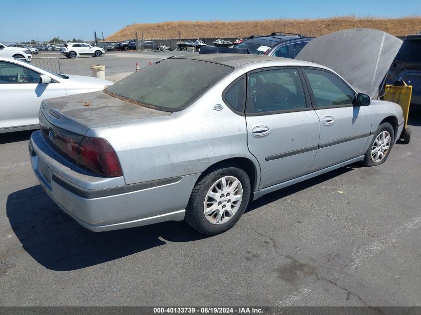 2001 Chevrolet Impala VIN: 2G1WF52E619117452 Lot: 40133739