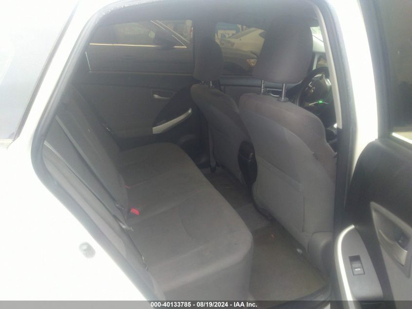 2013 Toyota Prius Two VIN: JTDKN3DU1D5543987 Lot: 40133785