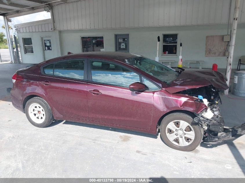 2017 Kia Forte Lx VIN: 3KPFK4A78HE137553 Lot: 40133798