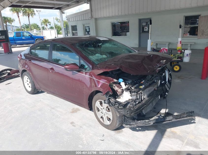 2017 Kia Forte Lx VIN: 3KPFK4A78HE137553 Lot: 40133798