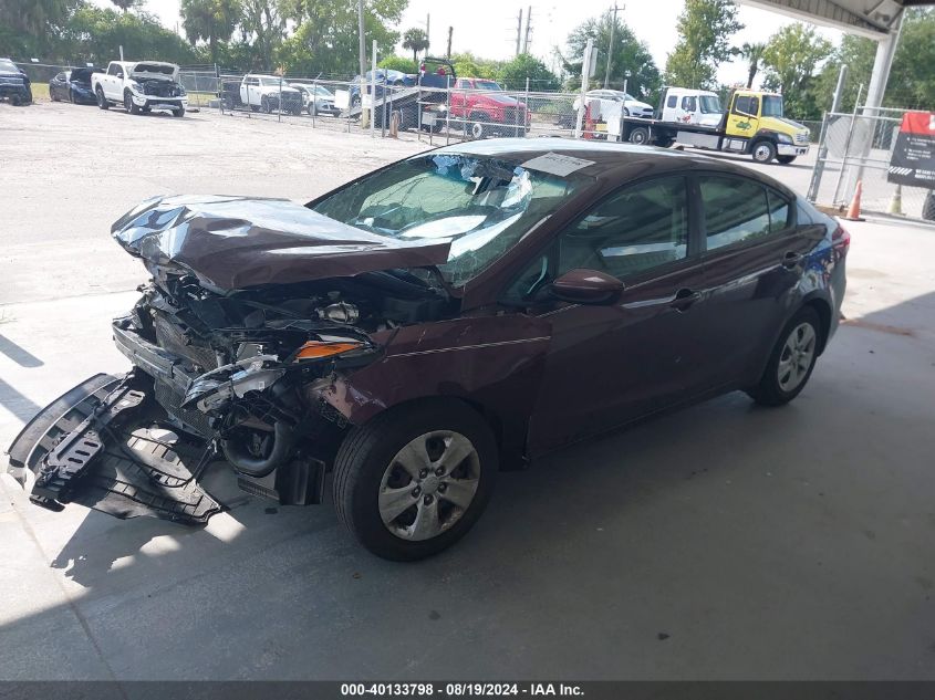 2017 Kia Forte Lx VIN: 3KPFK4A78HE137553 Lot: 40133798