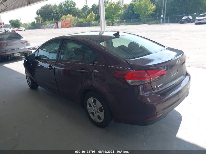 2017 Kia Forte Lx VIN: 3KPFK4A78HE137553 Lot: 40133798