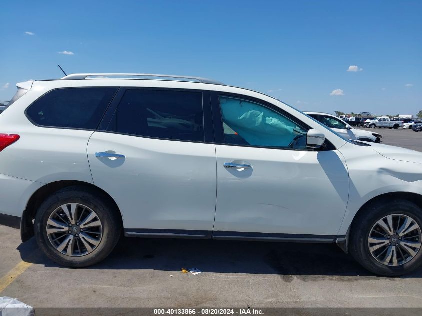 2017 Nissan Pathfinder S VIN: 5N1DR2MM1HC621740 Lot: 40133866