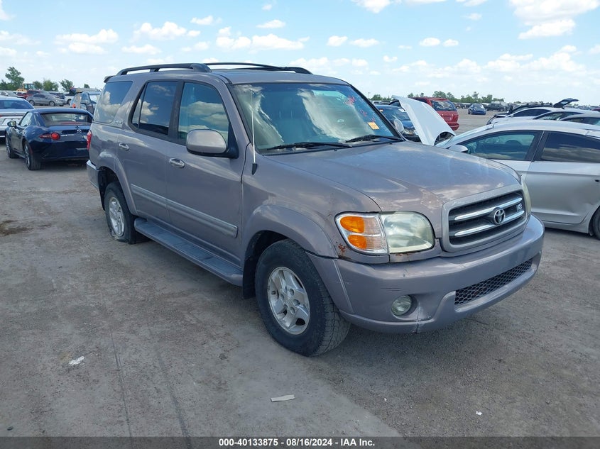 2002 Toyota Sequoia Limited V8 VIN: 5TDBT48A52S133065 Lot: 40133875