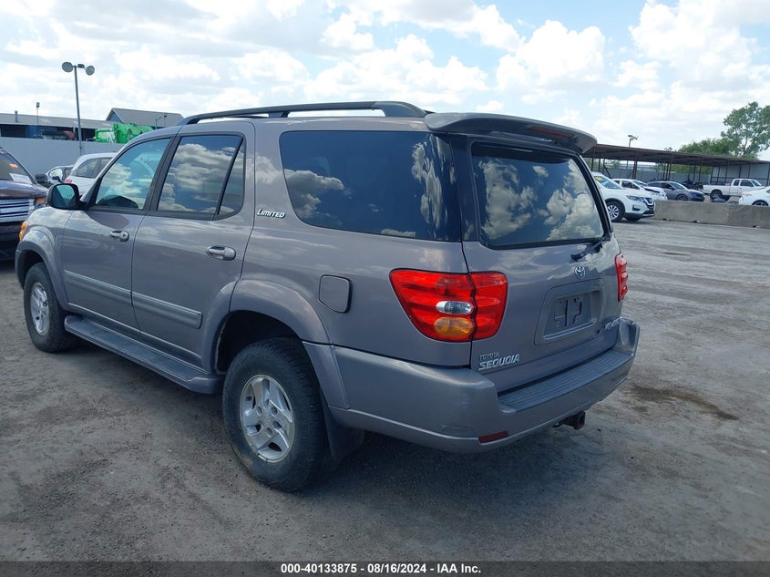 2002 Toyota Sequoia Limited V8 VIN: 5TDBT48A52S133065 Lot: 40133875