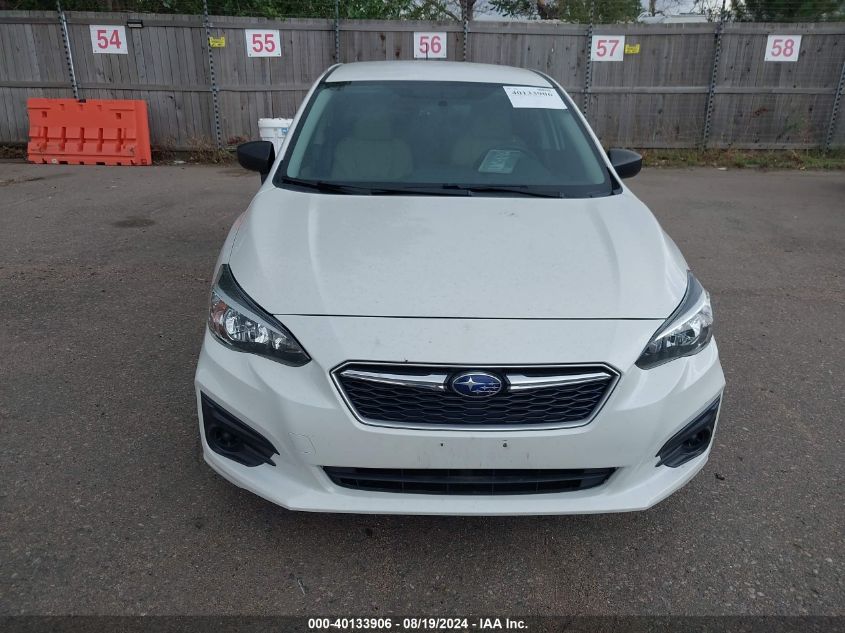 2019 Subaru Impreza 2.0I VIN: 4S3GTAA68K3734725 Lot: 40133906