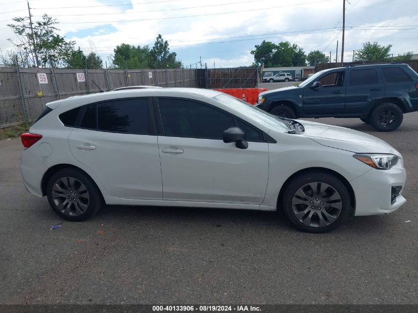 2019 Subaru Impreza 2.0I VIN: 4S3GTAA68K3734725 Lot: 40133906