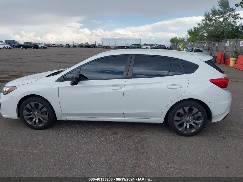 4S3GTAA68K3734725 2019 Subaru Impreza 2.0I