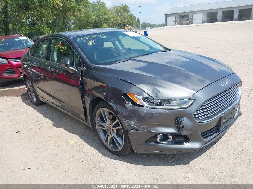 2016 Ford Fusion Titanium VIN: 3FA6P0D92GR181195 Lot: 40133923