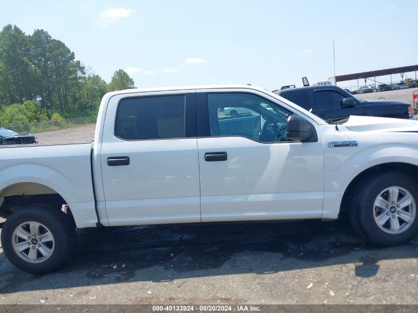 2018 Ford F-150 Xlt VIN: 1FTEW1CB4JKD37767 Lot: 40133924