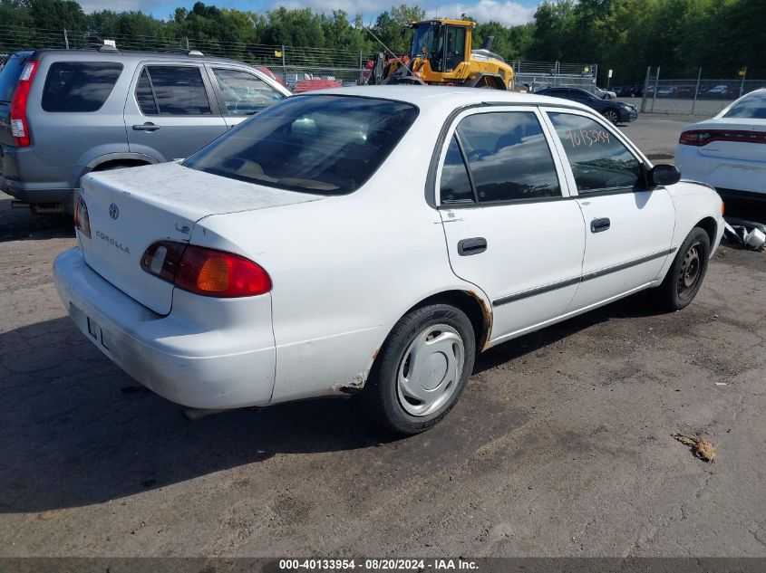 1999 Toyota Corolla Ve/Ce/Le VIN: 1NXBR12EXXZ168319 Lot: 40133954