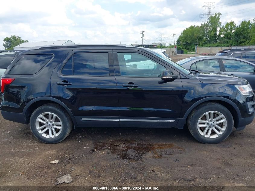 2017 Ford Explorer Xlt VIN: 1FM5K7D83HGA97251 Lot: 40133966